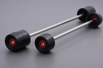 Kit topes de protección anticaída horquilla + basculante DUCATI MONSTER 696 / 795 / SCRAMBLER 400 / 800 / 1100 2008 - 2023