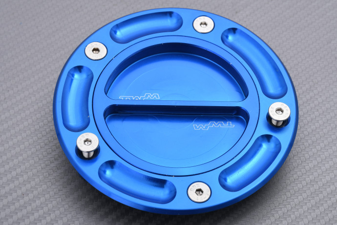 Anschraubbare Tankdeckel TWM aus Aluminium SUZUKI 3 Löcher