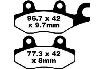 Set of EBC brake pads Performance Intensive Use FA165R