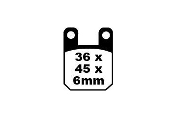 EBC Bremsbelagsatz Verwendung Stadt und Straße SFA115 SFA115HH