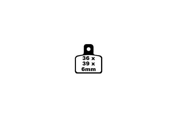 Jeu de plaquettes de frein EBC FA351TT Utilisation Route