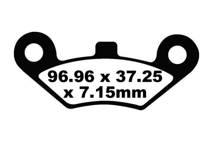 Jeu de plaquettes de frein EBC Performance FA453R Utilisation Intensive