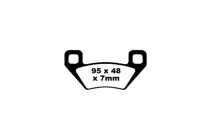 EBC Bremsbelagsatz Performance Intensive Nutzung FA395R