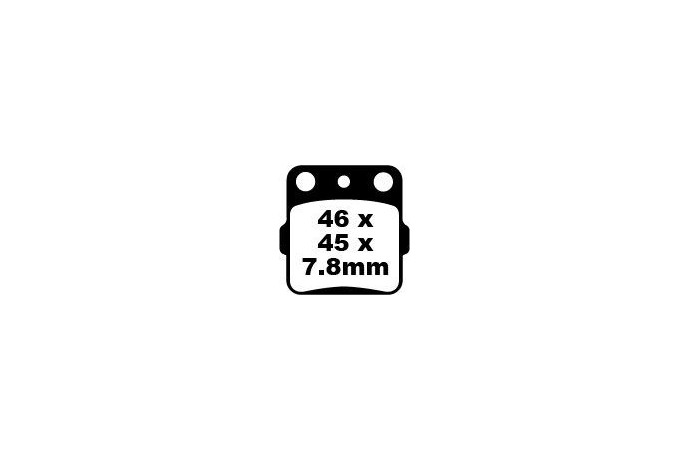 Jeu de plaquettes de frein EBC Performance MXS084 Utilisation Intensive