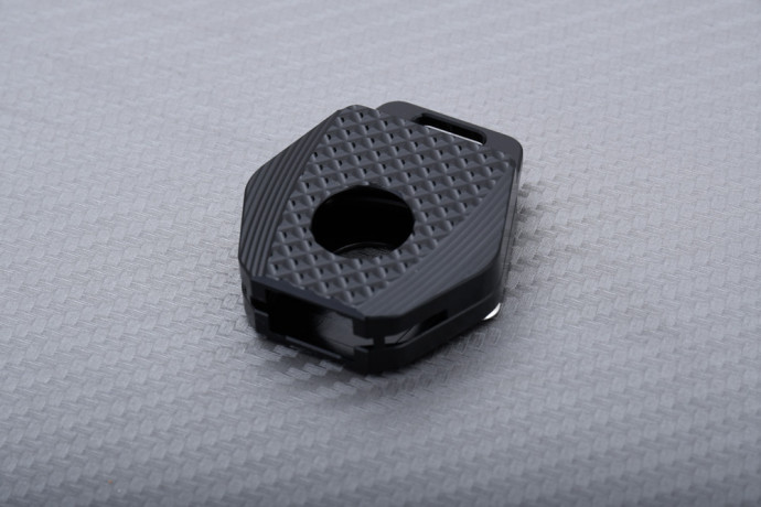 Ontto - Custodia Portachiavi In Pelle E Lega Di Alluminio Per Honda - Compatibile Con Civic, CR-V, Accord, HR-V E Molti Altri - Cover Protettiva A Scatto