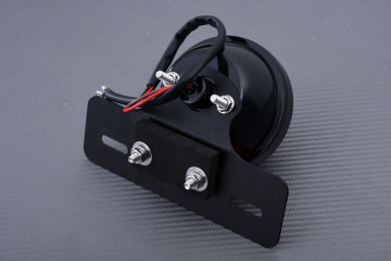 Universal adaptable tail light with plate holder for Custom look