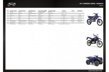 Kit Simple tornillería ATV / Cross / Enduro / Trial YAMAHA