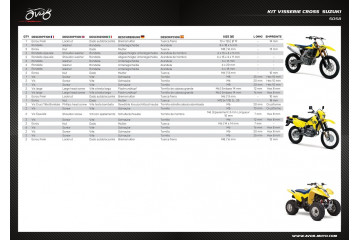 Kit Simple tornillería ATV / Cross / Enduro / Trial SUZUKI