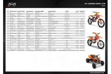 Complete ATV / Cross / Enduro / Trial bolt kit KTM