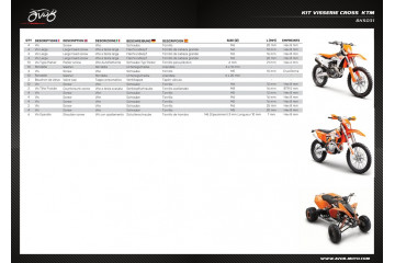 Intermediär Schraubensatz ATV / Cross / Enduro / Trial KTM