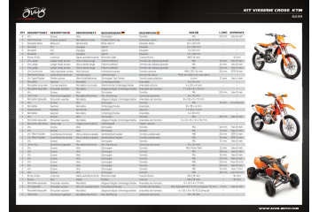 Kit intermedio viteria ATV / Cross / Enduro / Trial KTM