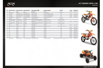 Kit riparazione viteria ATV / Cross / Enduro / Trial KTM