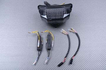 Feu Arrière à LED "Plug & Play" avec clignotants intégrés YAMAHA FZ6 / FAZER 600 2004 - 2014