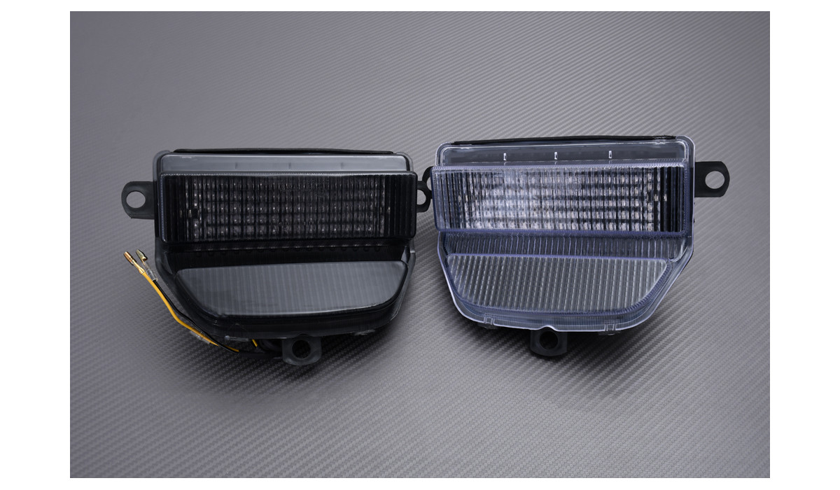 Topzone Fanale Moto LED Con Frecce Integrate - Fumé Per Honda CBR1100XX (1999-2006) - 4