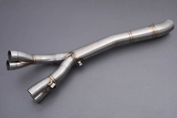 Tube intermédiaire / Mid Pipe de ligne complète AKRAPOVIC SUZUKI HAYABUSA GSXR 1340 2008 - 2017