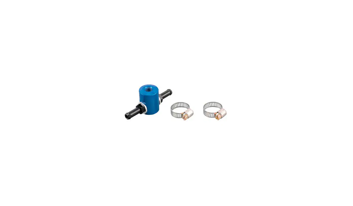 Adattatore Per Sensore Temperatura Acqua Moto: Raccordo In Alluminio Anodizzato 22mm, Per Tubo Di Raffreddamento, Con Morsetti, Installazione Facile - 3