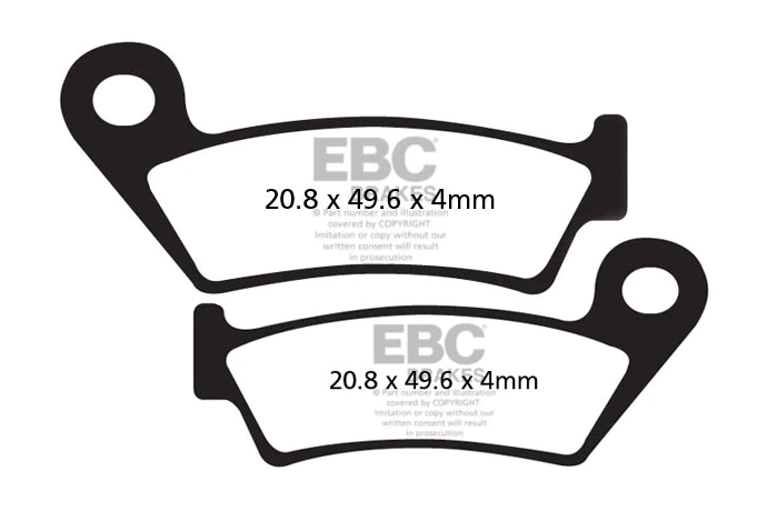 EBC Bicycle brake pads ROCK SHOX D1