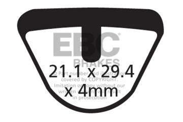 EBC Bicycle brake pads DIATECH NIFON