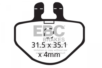 Plaquettes de frein vélo EBC GRIMECA SYSTEM 7