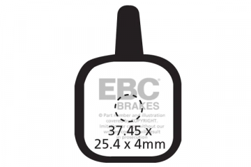 EBC Bicycle brake pads TEKTRO EARLY LYRA, NOVELLA, IO, IOX, AURIGA