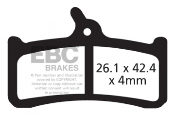 EBC Bicycle brake pads TRICKSTUFF DIRETTISSIMA / GRIMECA SYSTEM