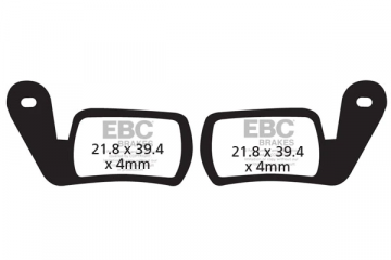 Pastillas de freno para bicicletas EBC CLARKS SKELETAL / EXO