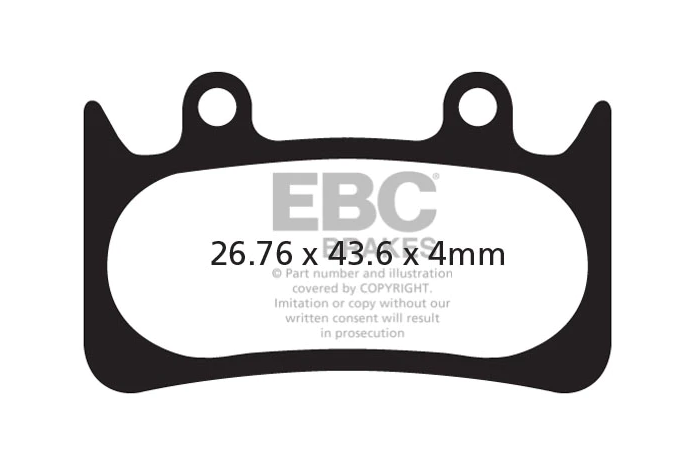 Pastillas de freno para bicicletas EBC HOPE MONO 6