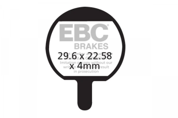 Plaquettes de frein vélo EBC HAYES / APSE ARTEK / BENGAL / QUAD
