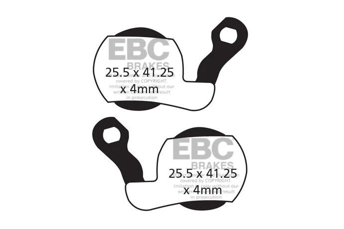 Pastiglie per freno per biciclette EBC BRAKE FORCE / MAGURA