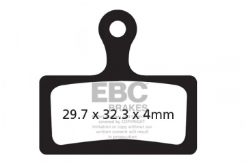 Pastiglie per freno per biciclette EBC CLARKS / FSA / SHIMANO / REVER
