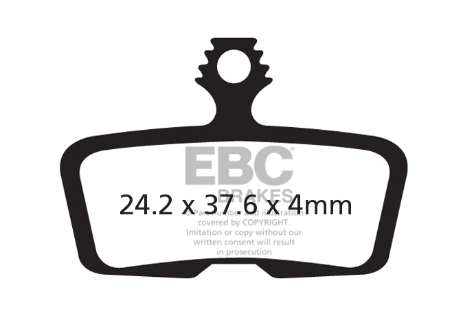 Pastiglie per freno per biciclette EBC AVID/SRAM CODE / GUIDE