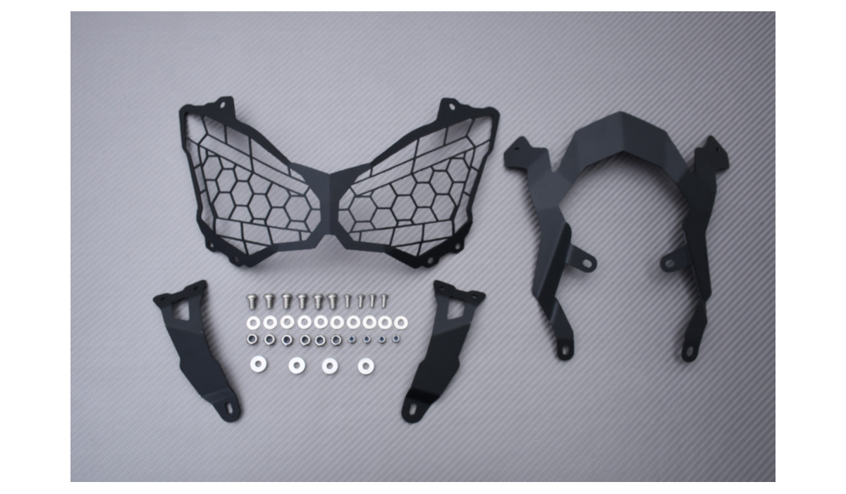 AVDB-moto Scheinwerferabdeckung Für Kawasaki Z650 - Schwarz Schutzmaske