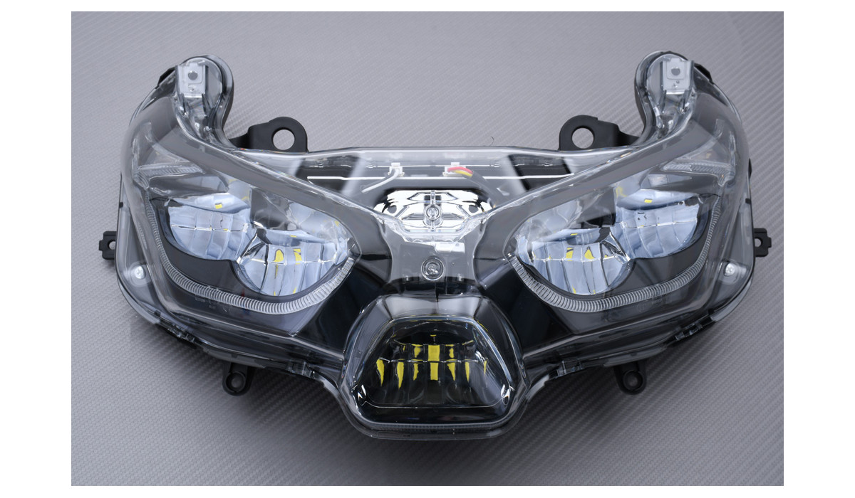 Bulle Pare-brise Moto Polycarbonate Compatible Yamaha Xmax 125-400 / Tech Max 2017-2022 - Look Sportif, Montage Facile