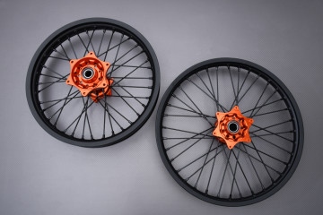 Pair of Front and Rear Rims 21' / 19' Cross KTM EXCF / EXC 125 / 200 / 250 / 350 / 400 / 525 2003 - 2015