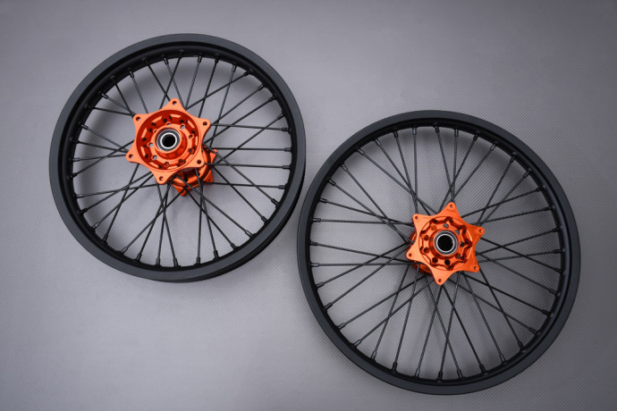 Pair of Front and Rear Rims 21' / 19' Off Road / Cross KTM XCF / XC 250 / 300 / 350 / 450 2023 - 2024