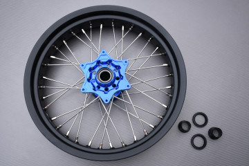 Paire de Jantes Avant Arrière 17' / 17' Supermotard KTM SXF / SXS / SX 125 / 250 / 350 / 450 2003 - 2012