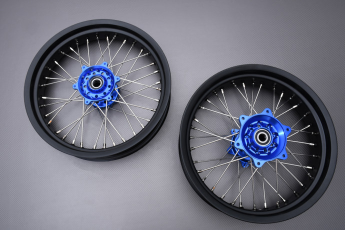 Paire de Jantes Avant Arrière 17' / 17' Supermotard KTM EXCF / EXC 150 / 250 / 350 / 450 / 500 2016 - 2023