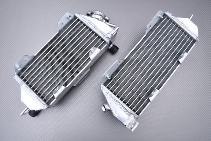 AVDB Pair of Reinforced Racing Water Radiators KAWASAKI KX 500 1988 - 2004