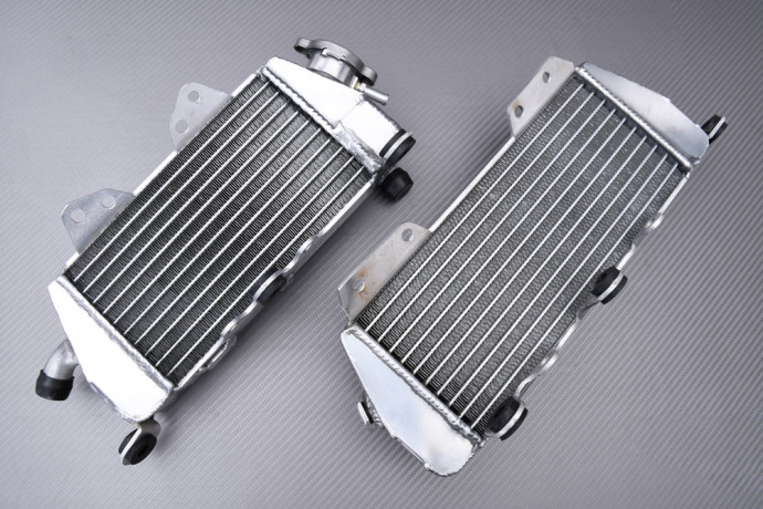 AVDB Pair of Ultra-Reinforced Racing Water Radiators KAWASAKI KLX 250 / 300 R 1993 - 2007