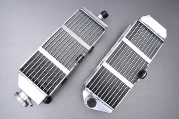 AVDB Pair of Ultra-Reinforced Racing Water Radiators SUZUKI RM / RMX 250 1989 - 1997