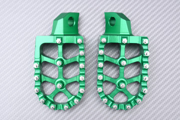 Repose-pieds Cross / Enduros en aluminium KAWASAKI KDX 200 / 220 / 250 1991 - 2006