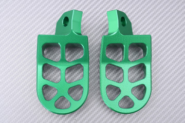 Pair of Dirtbike / Offroad aluminum footrests KAWASAKI KDX 200 / 220 / 250 1991 - 2006