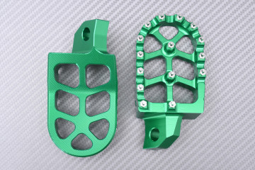 Pair of Dirtbike / Offroad aluminum footrests KAWASAKI KDX 200 / 220 / 250 1991 - 2006