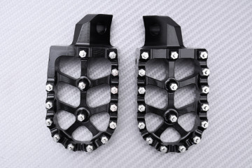 Pair of Dirtbike / Offroad aluminum footrests KAWASAKI KX 125 / 250 / 500 1988 - 2004