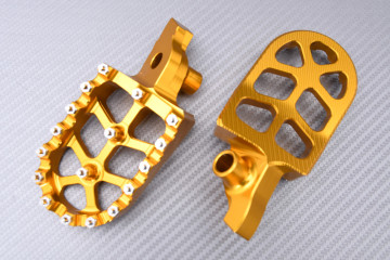 Poggiapiedi in alluminio Cross / Enduro SUZUKI RMZ 250 / 450 2005 - 2009