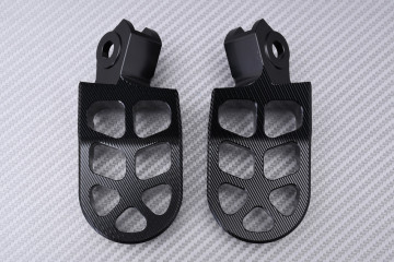 Pair of Dirtbike / Offroad aluminum footrests SUZUKI RMX / RMZ 250 / 450 2008 - 2024