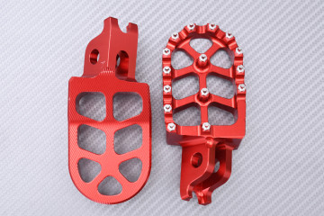 Pair of Dirtbike / Offroad aluminum footrests HONDA CR 125 / 250 R 2002 - 2007