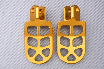 Pair of Dirtbike / Offroad aluminum footrests KAWASAKI KLX 400 R / RS 2003 - 2004