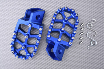 Pair of Dirtbike / Offroad aluminum footrests YAMAHA YZ 80 / 125 / 250 / 500 1982 - 2001