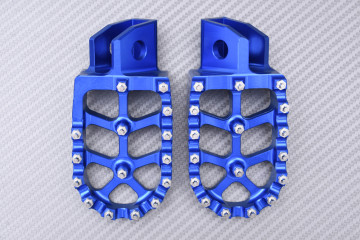 Pair of Dirtbike / Offroad aluminum footrests YAMAHA YZ 80 / 125 / 250 / 500 1982 - 2001